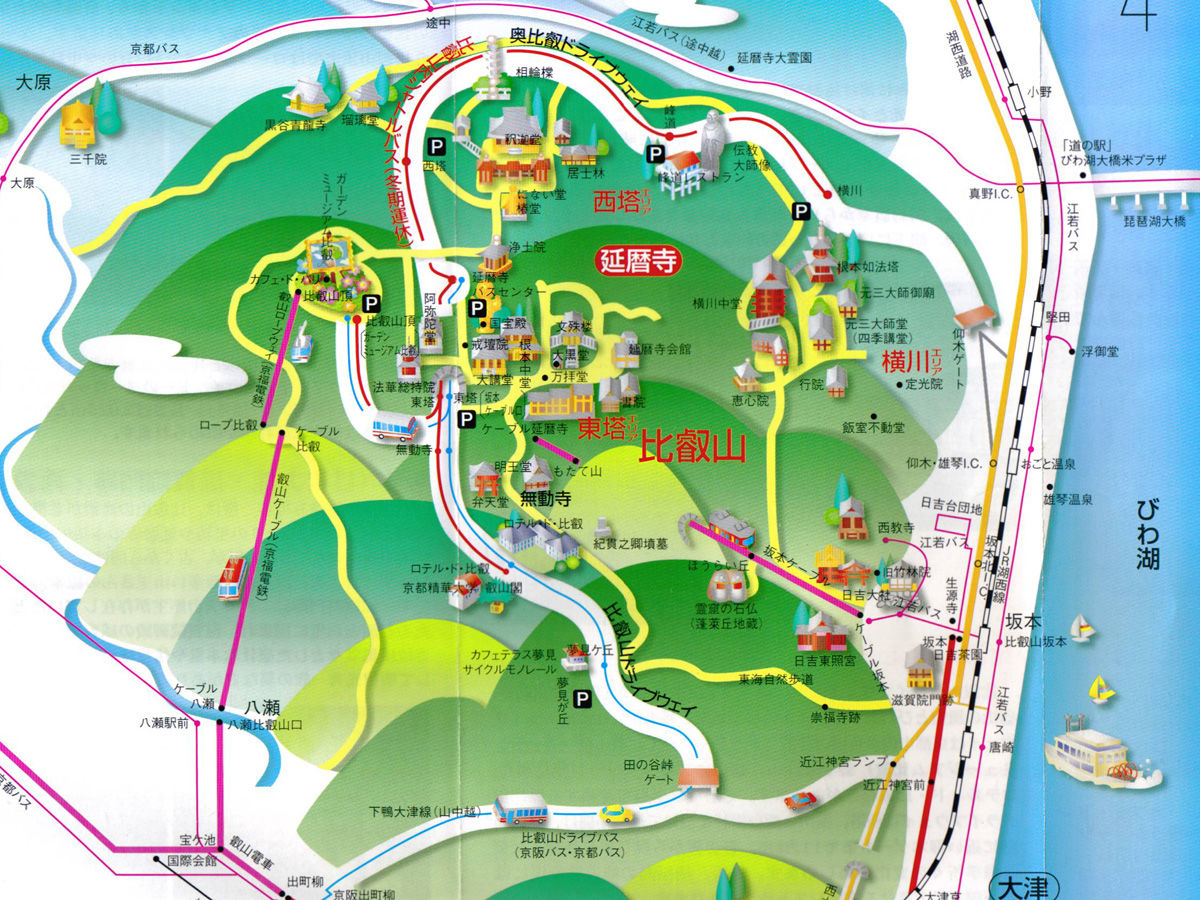 Map of the monastery today. Naver